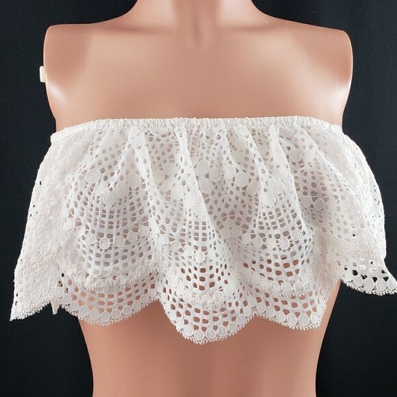 Victoria's Secret Other - Victoria's Secret Lace Flutter Bandeau Flounce ***